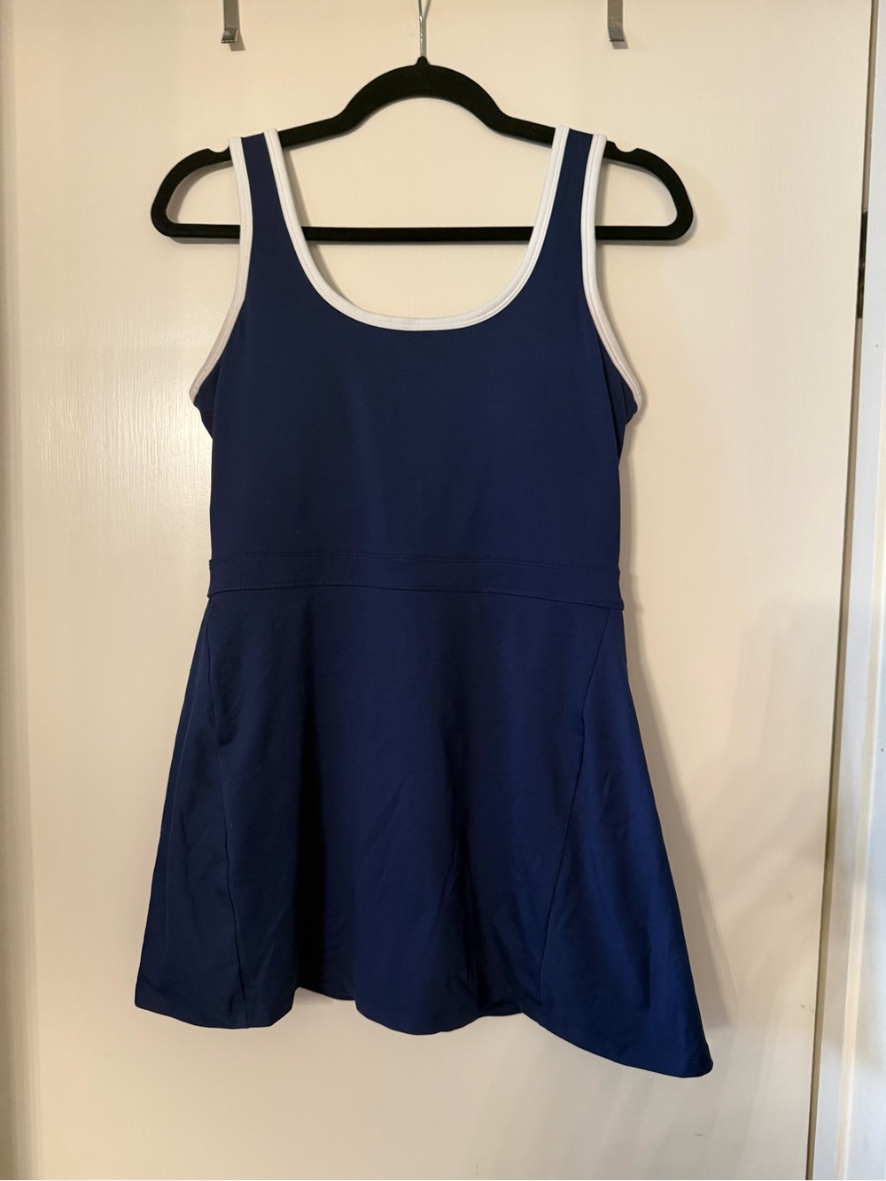 Fabletics Navy Dress with White Trim